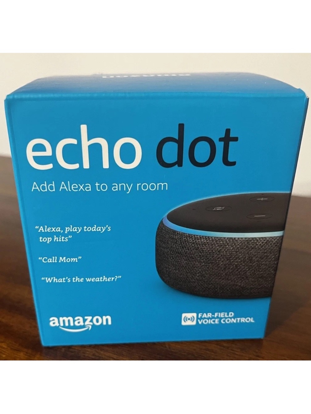 NEW Amazon Echo Dot 3rd Gen Alexa Smart Display 5.5” Screen Black Power Adapter